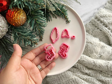 Christmas Shape Collection Elves Shoes | Gnome |Polymer Clay Cutter • Fondant Cutter • Cookie Cutter